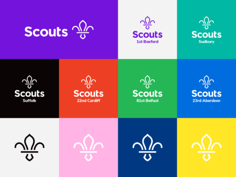 NotOnSunday-Scouts-TSA-Branding-Fleur-de-lis-Logo-Marque-Logo-Set