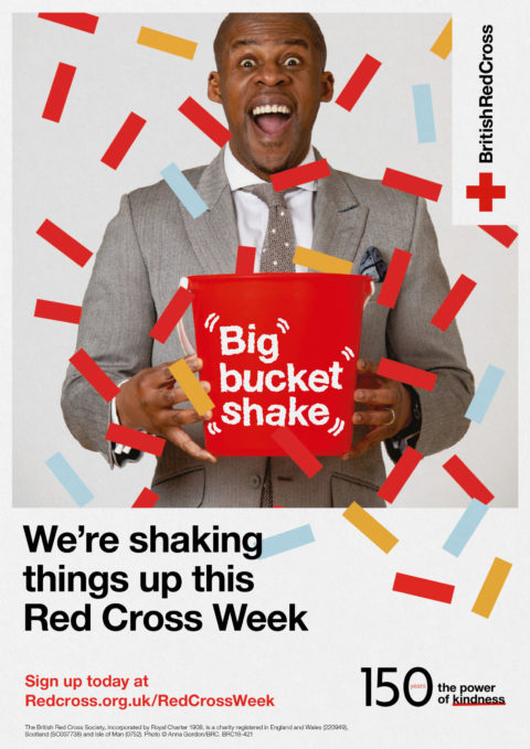 NotOnSunday-BritishRedCross-BigBucketShake-Poster-Design-Template-StyleGuide